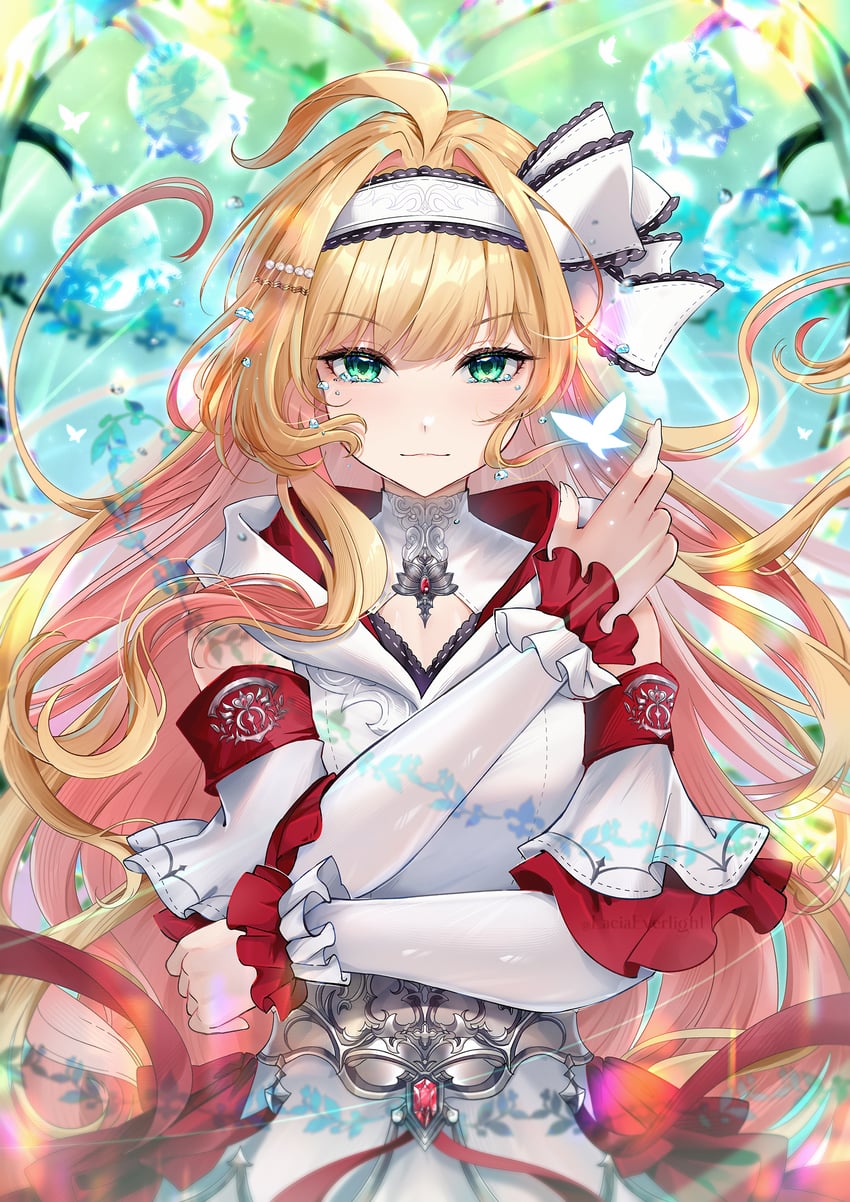 warrior of light, white mage, and millie parfait (final fantasy and 3 more) drawn by lacia_everlight