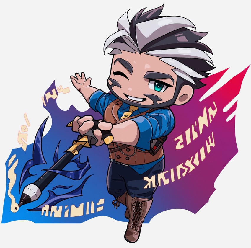 oscar (tokyo afterschool summoners) drawn by doku_(hitori_ox)