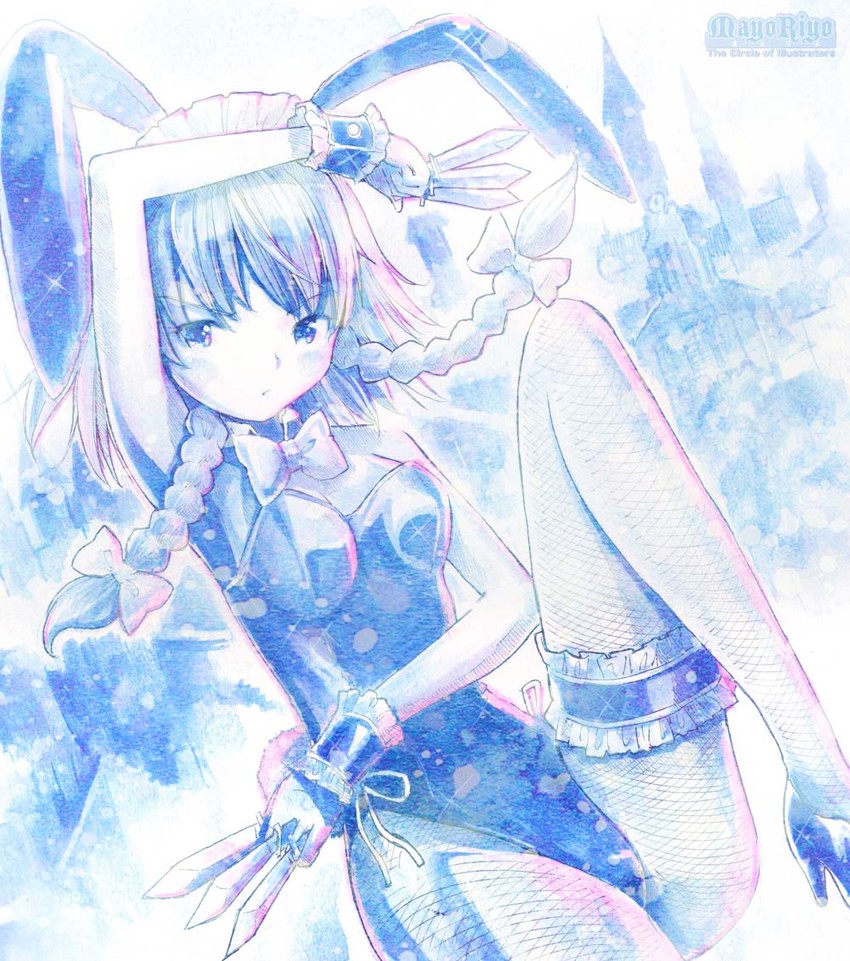 izayoi sakuya (touhou) drawn by mayo_riyo