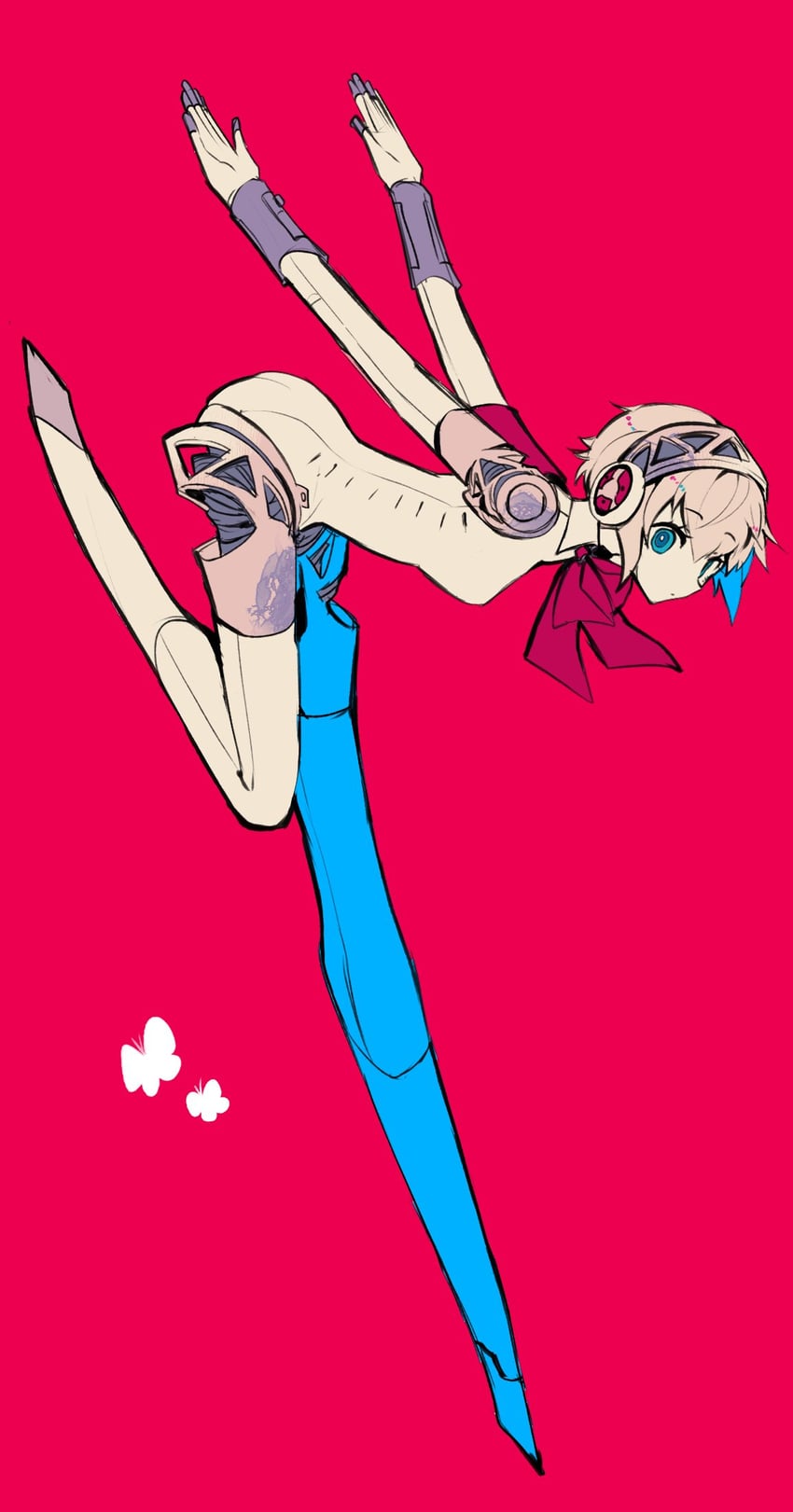 aigis (persona and 1 more) drawn by teketeke_(tasutekete)