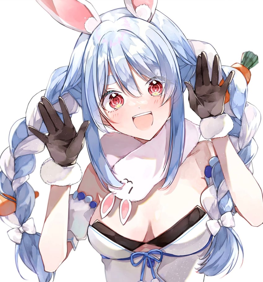 usada pekora and don-chan (hololive) drawn by kawana_(spicaboy)