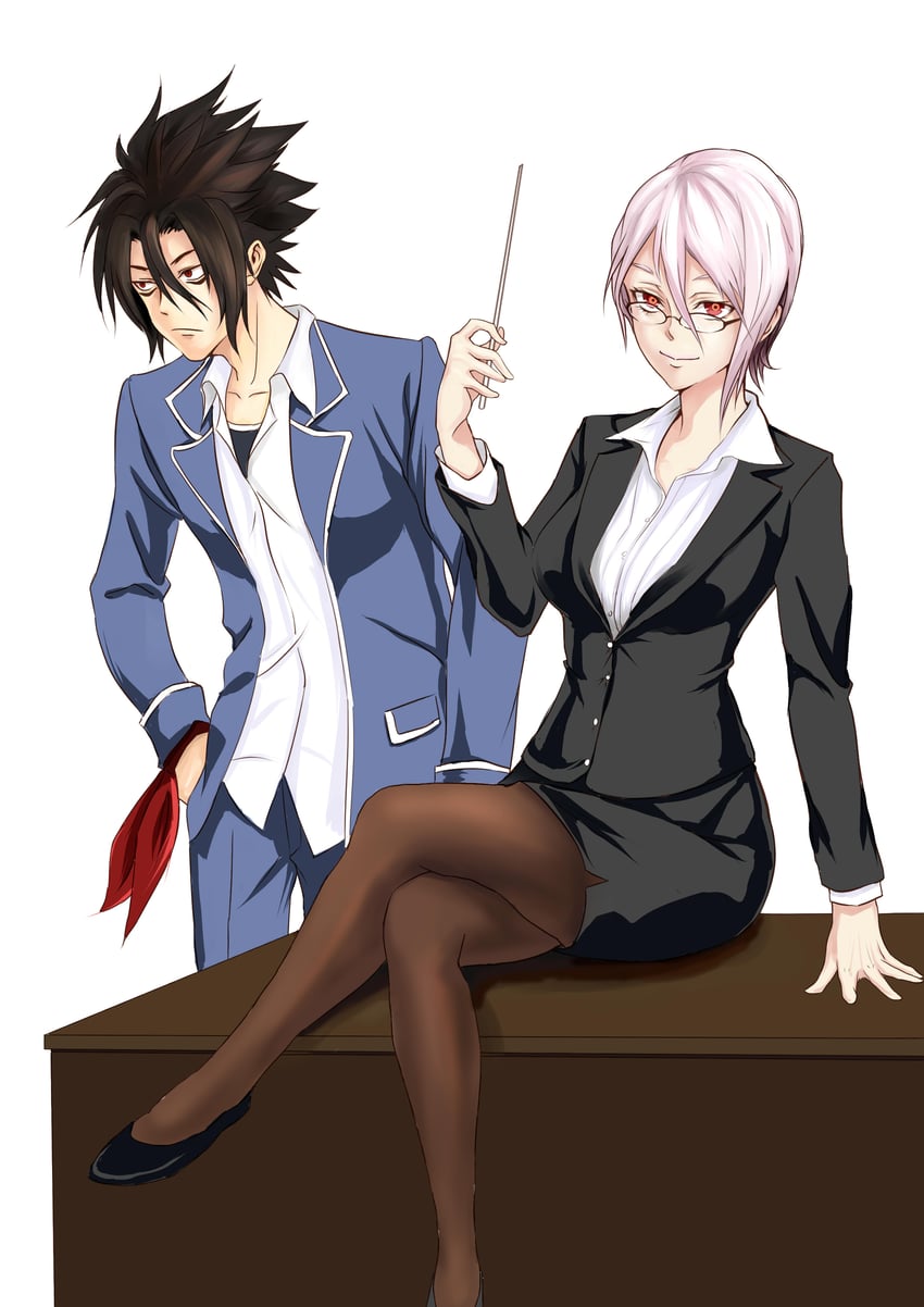 nakiri alice and kurokiba ryou (shokugeki no souma) drawn by dsl-minus