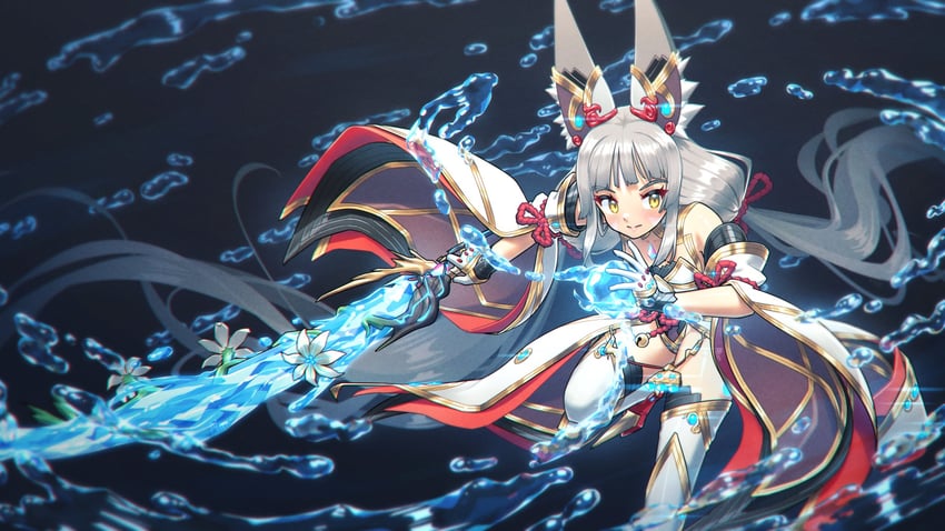 nia (xenoblade chronicles and 1 more) drawn by alten