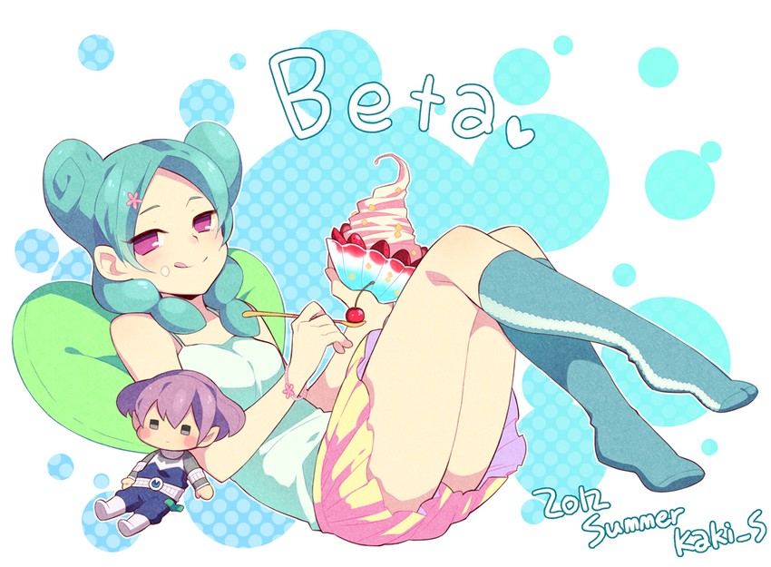 beta and alpha (inazuma eleven and 2 more) drawn by kaki_s