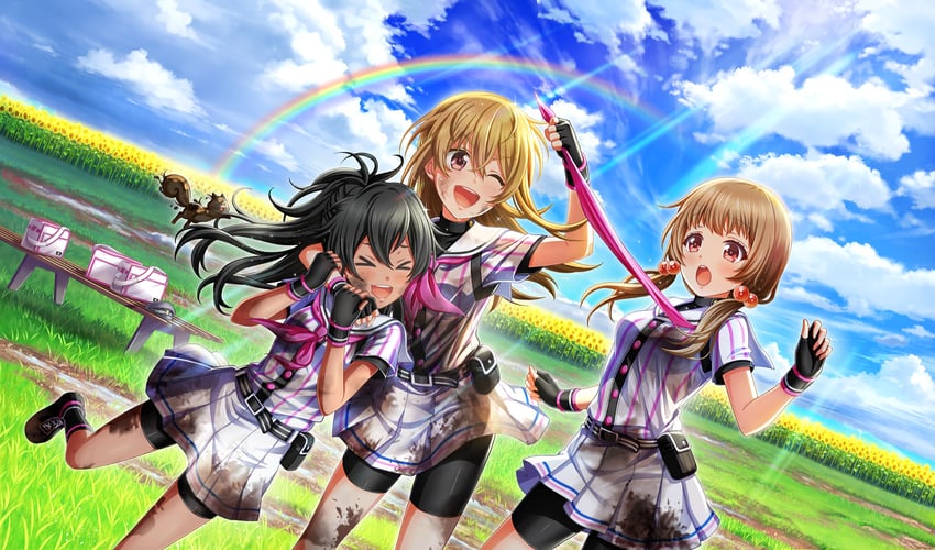 iwaki yoshimi, akino komugi, and naoe tayu (cinderella series and 1 more)