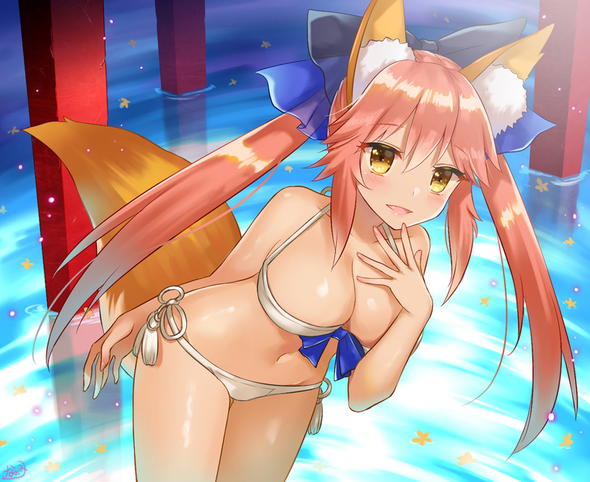 tamamo and tamamo no mae (fate and 1 more) drawn by naomi_(fantasia)