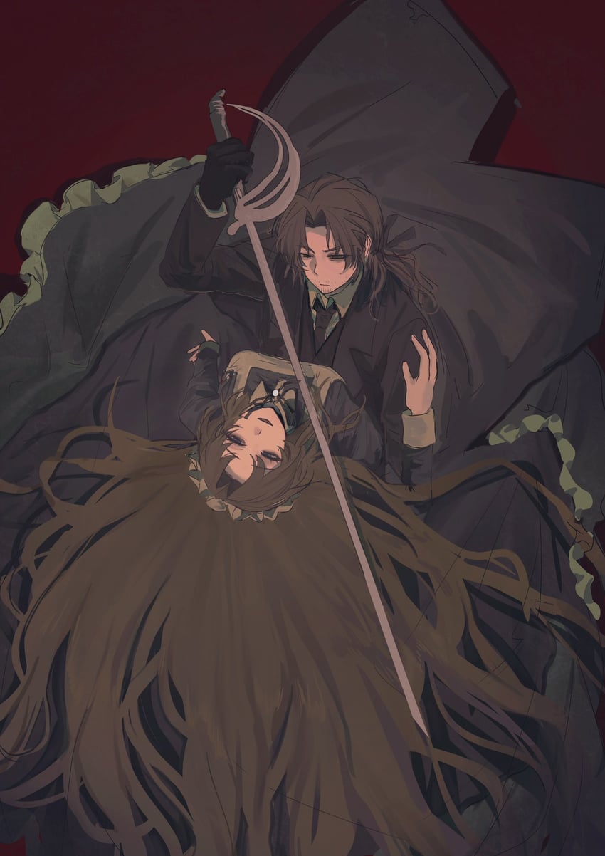 gregor and rodion (project moon and 1 more) drawn by ntcke