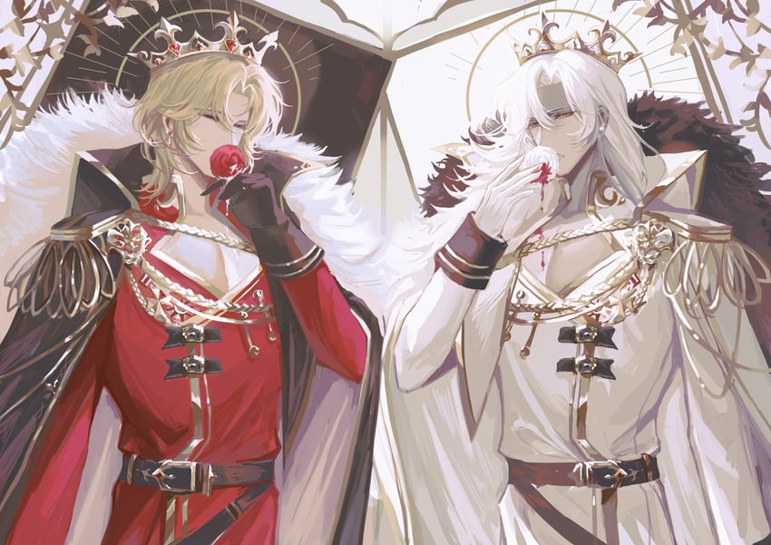lars rorschach and nil lars (lovebrush chronicles) drawn by snow234