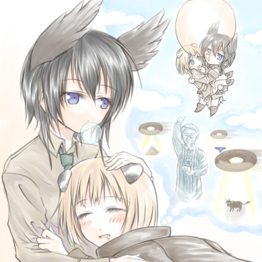 dominica s. gentile and jane t. godfrey (world witches series and 1 more) drawn by yukimochi_(yume)