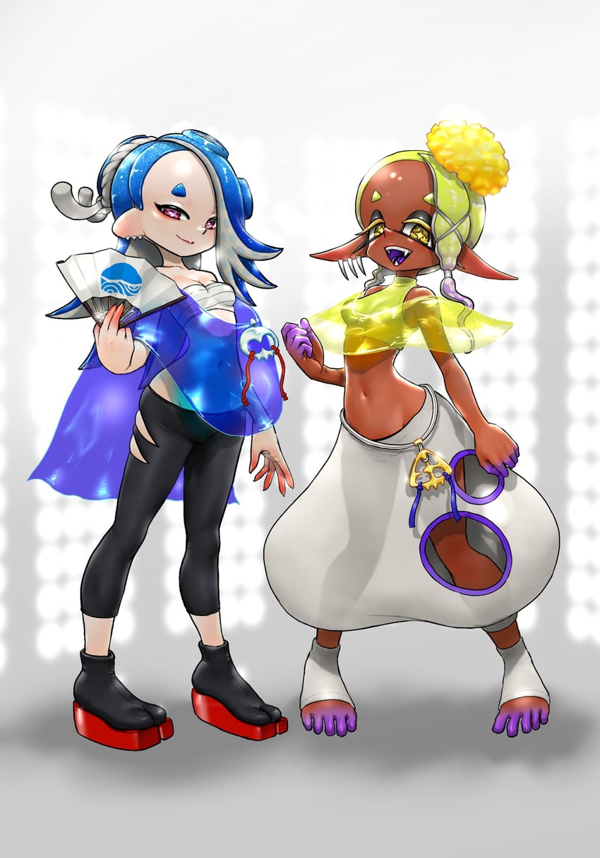 shiver and frye (splatoon and 1 more) drawn by koharu2.5