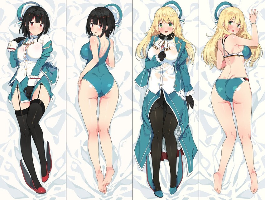 atago and takao (kantai collection) drawn by ddal