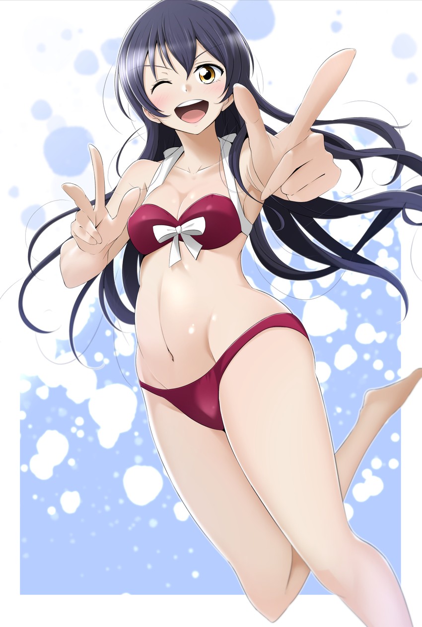 sonoda umi (love live! and 1 more) drawn by kirisaki_reina