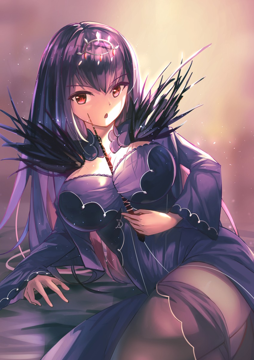 scathach and scathach skadi (fate and 1 more) drawn by faicha
