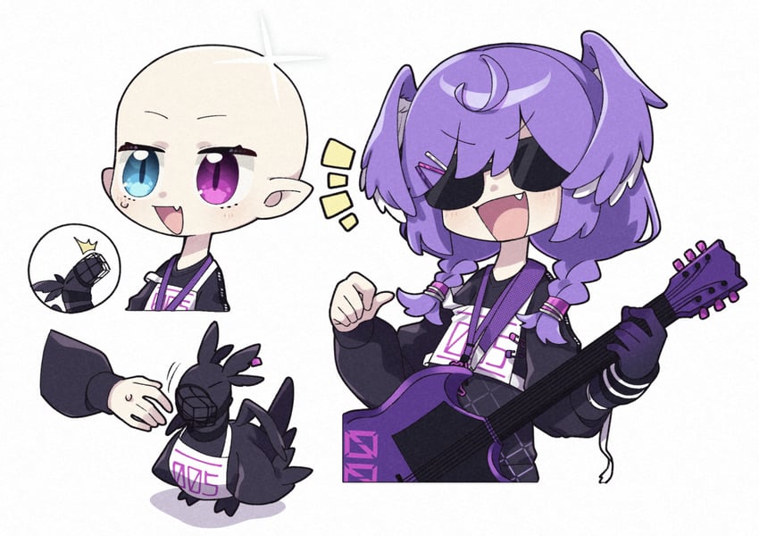 selen tatsuki and ember (nijisanji and 1 more) drawn by sumiya_nadateru