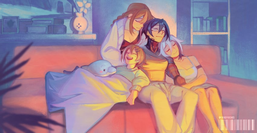 elster, ariane yeong, isolde itou, and erika itou (signalis and 2 more) drawn by dead_finch