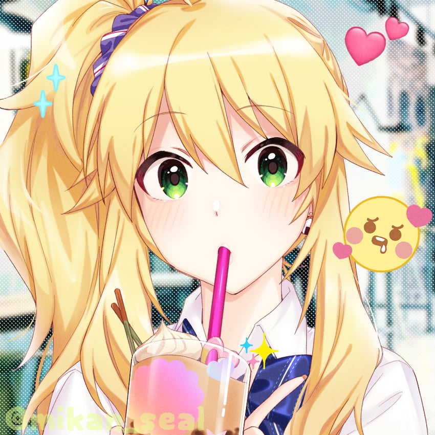 hoshii miki (idolmaster and 2 more) drawn by tao_tao_mao