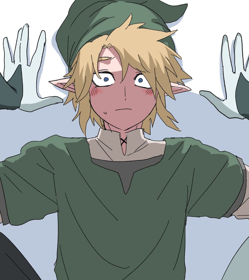 link and midna (the legend of zelda and 1 more) drawn by nasu_(ilo_a5)