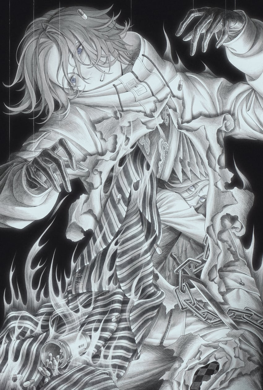 aotsuki eito (the hundred line -last defense academy-) drawn by 7nite