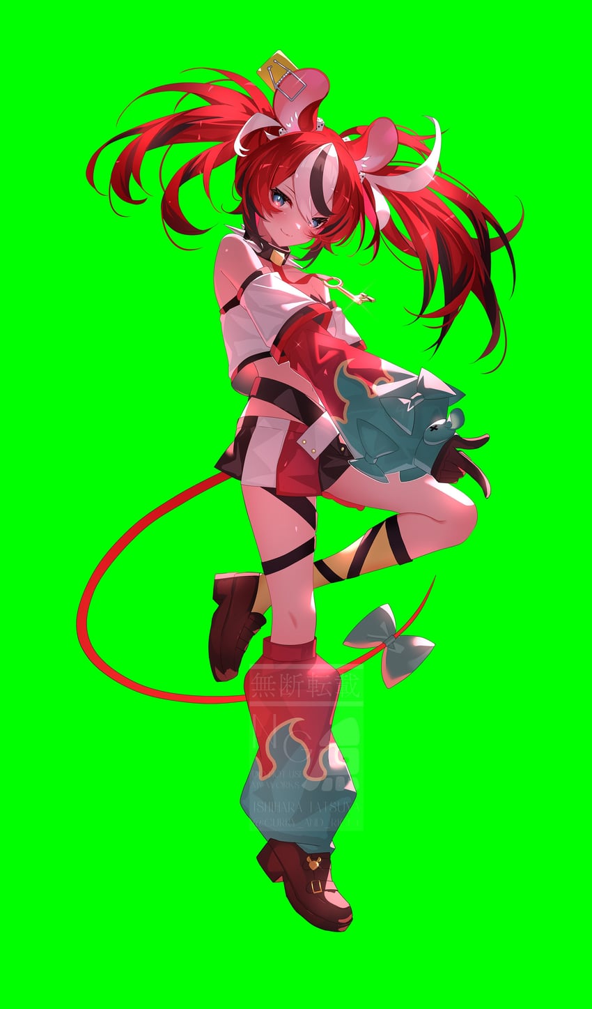 hakos baelz (hololive and 1 more) drawn by ishihara_(kuniyoshi)