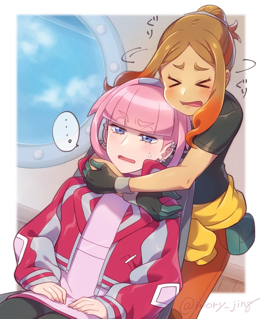 orla and mollie (pokemon and 1 more) drawn by ivory_(25680nico)