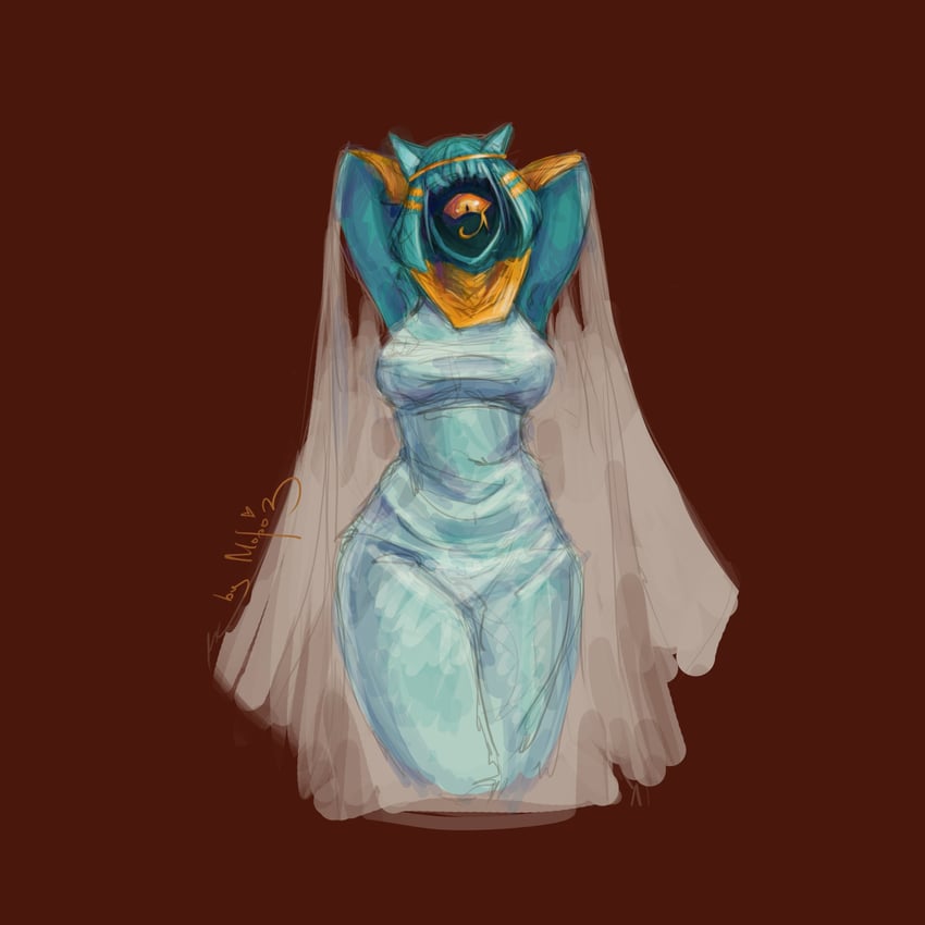 nyanlathotep (cthulhu mythos and 1 more) drawn by moodymashroom