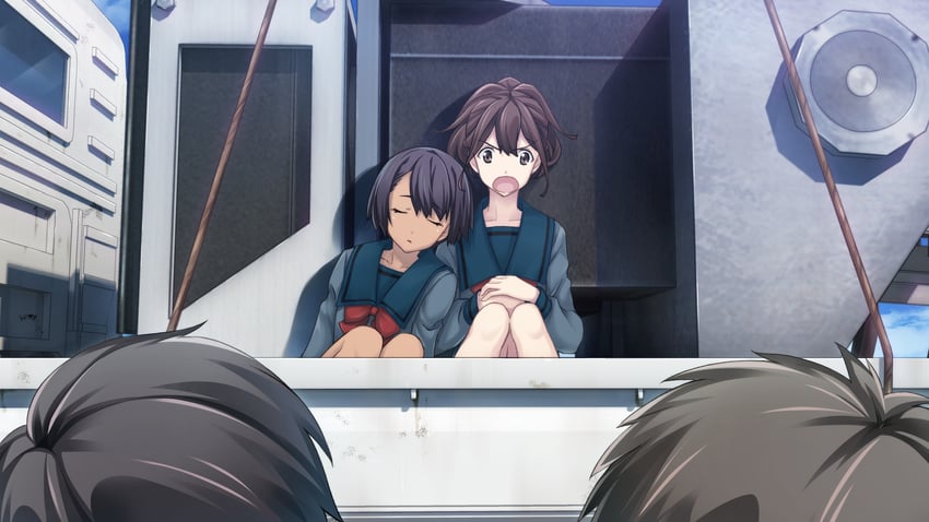 senomiya akiho and daitoku junna (robotics;notes) drawn by fukuda_tomonori