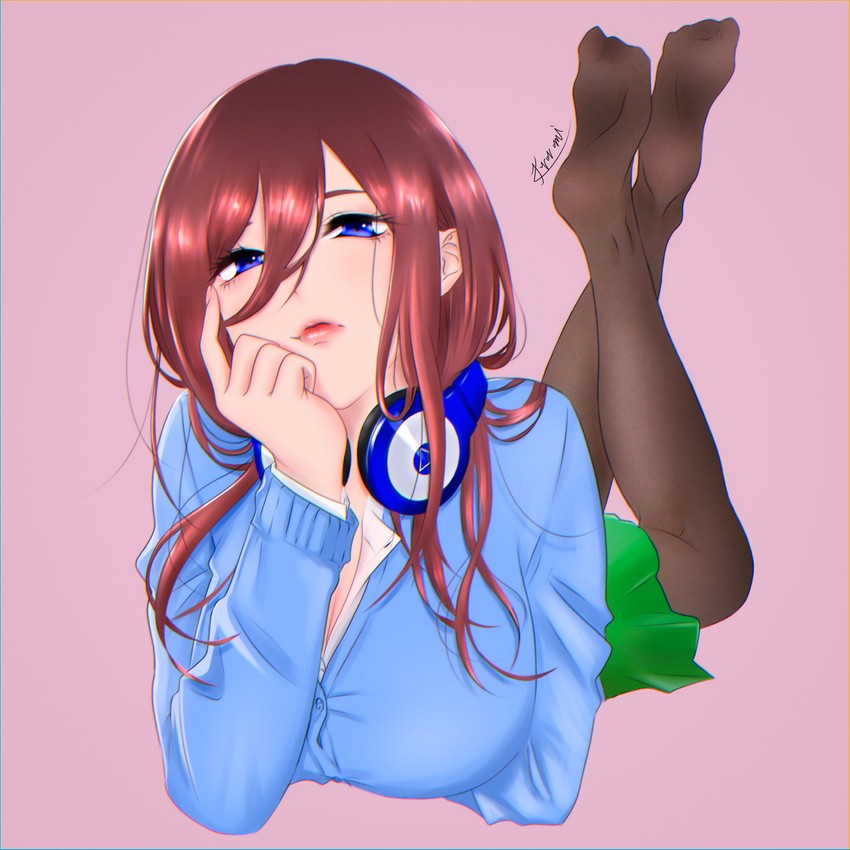 nakano miku (go-toubun no hanayome) drawn by kuroromi