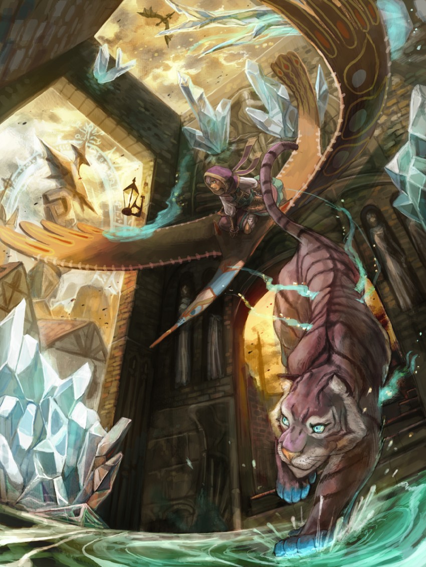 pixiv fantasia and 1 more drawn by oca