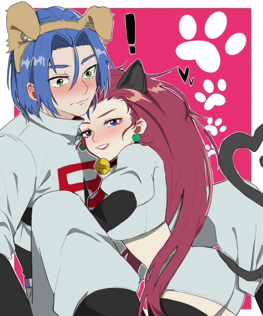 jessie and james (pokemon) drawn by delardio_omu