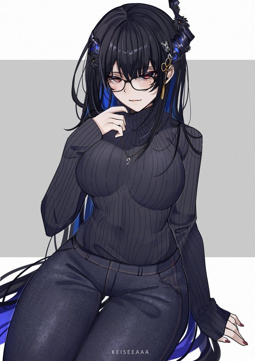 nerissa ravencroft (hololive and 1 more) drawn by keisea