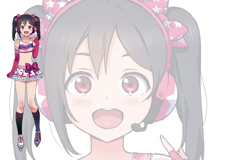 yazawa nico (love live! and 2 more) drawn by ootomo_takuji