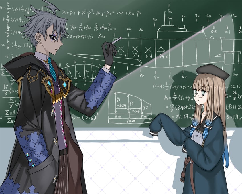 nemo, james moriarty, and professor nemo (fate and 1 more) drawn by honjou_raita