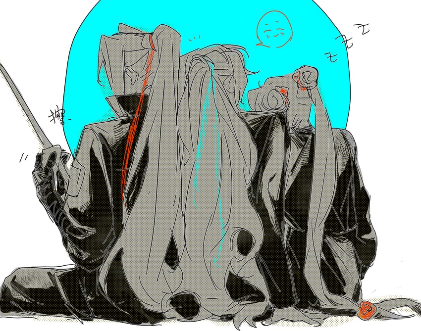 hong lu, jia xichun, and jia huan (project moon and 1 more) drawn by yuanxiu46324184