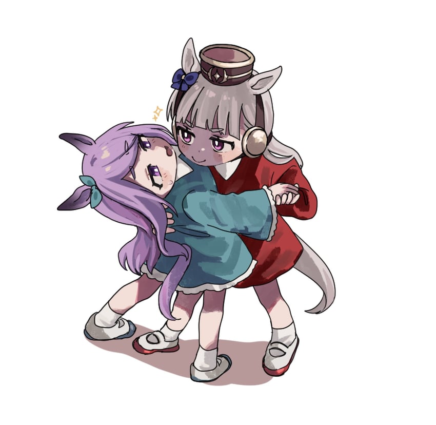 gold ship and mejiro mcqueen (umamusume and 1 more) drawn by yuta_uma9