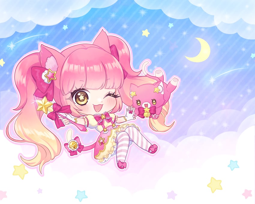 magical star and estella (original) drawn by nonoka_(ydydydmn)