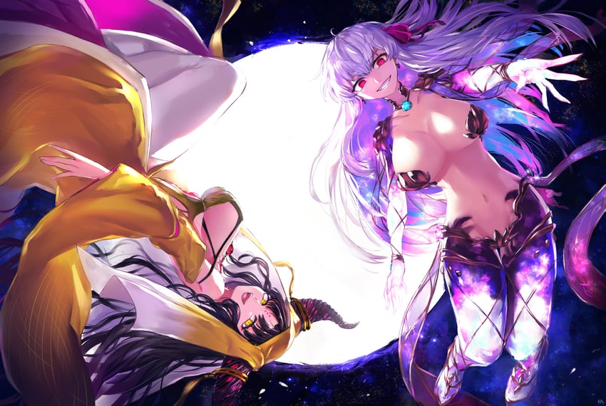 sessyoin kiara and kama (fate and 1 more) drawn by kansya