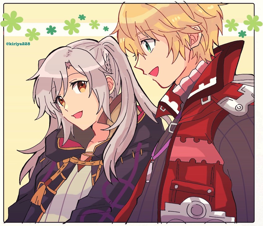female robin and shulk (fire emblem and 4 more) drawn by kiriya_(552260)