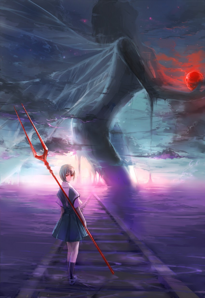 ayanami rei and lilith (neon genesis evangelion and 1 more) drawn by kzcjimmy