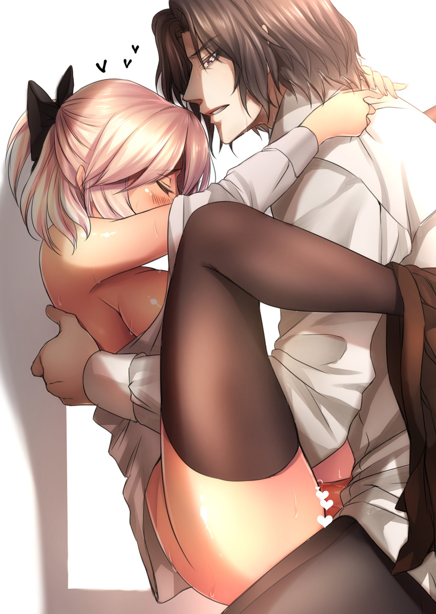 okita souji and hijikata toshizou (fate and 2 more) drawn by hatori_mia