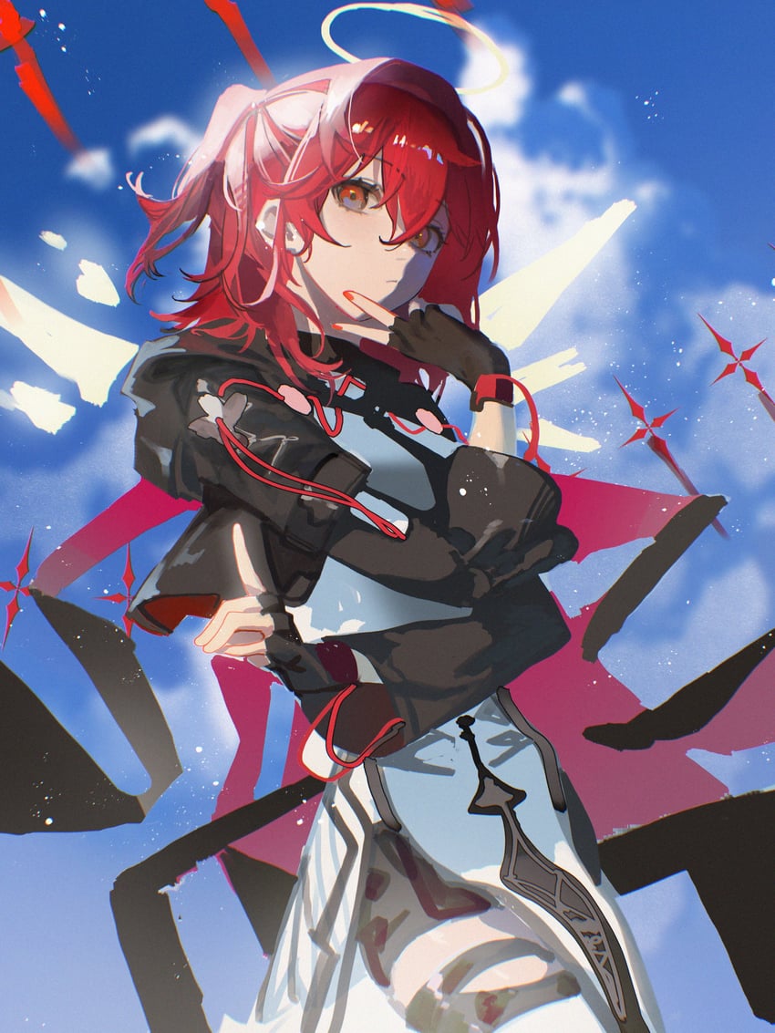 exusiai and exusiai the new covenant (arknights) drawn by jiuxiaoshi