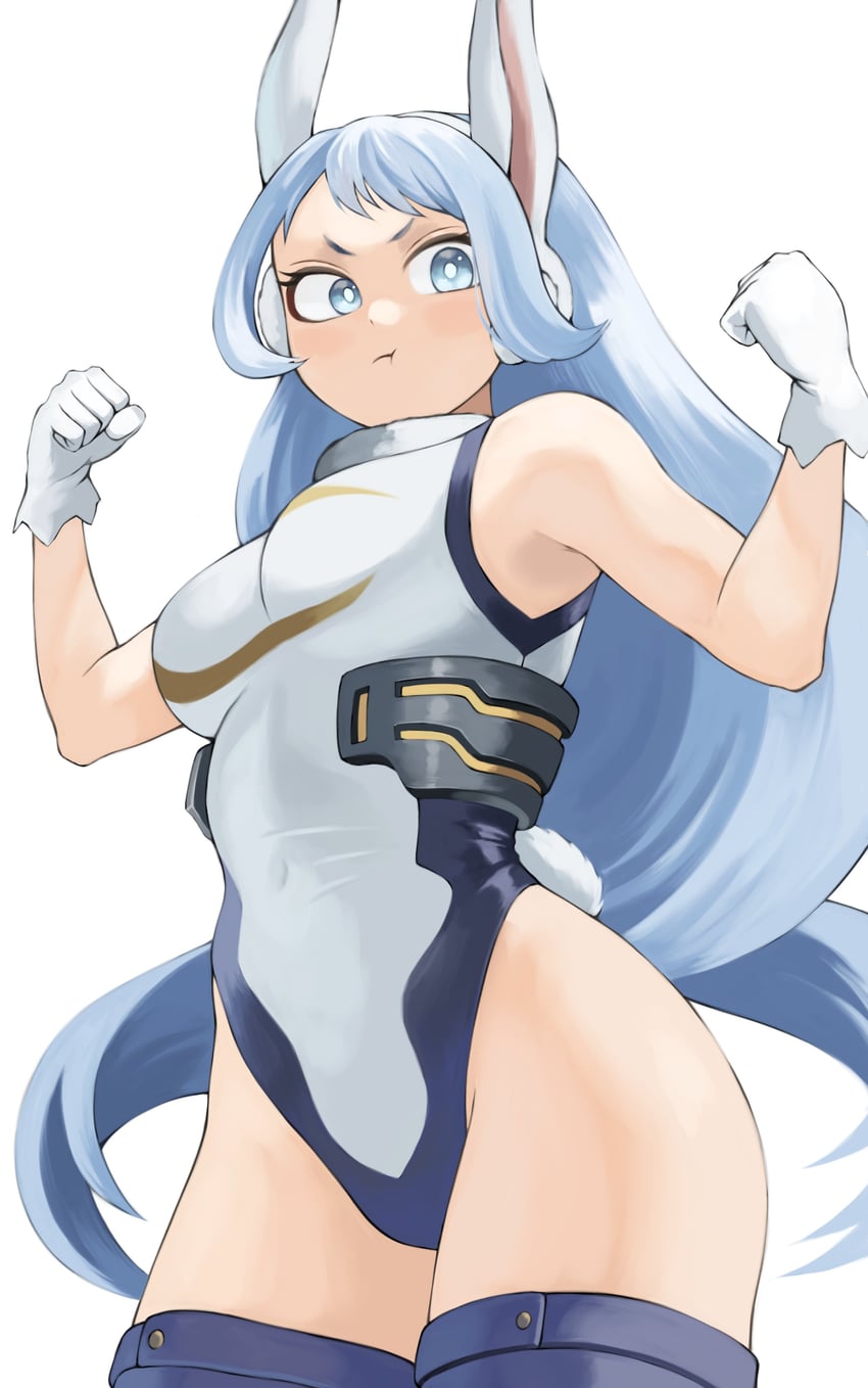 mirko and hado nejire (boku no hero academia) drawn by fengling_(furin-jp)