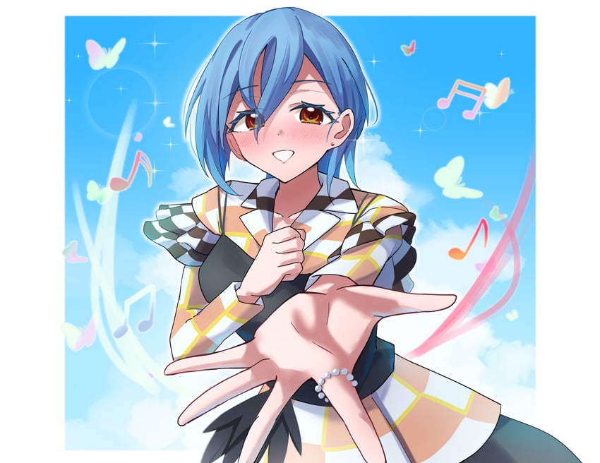 wakana shiki (love live! and 1 more) drawn by rikka006