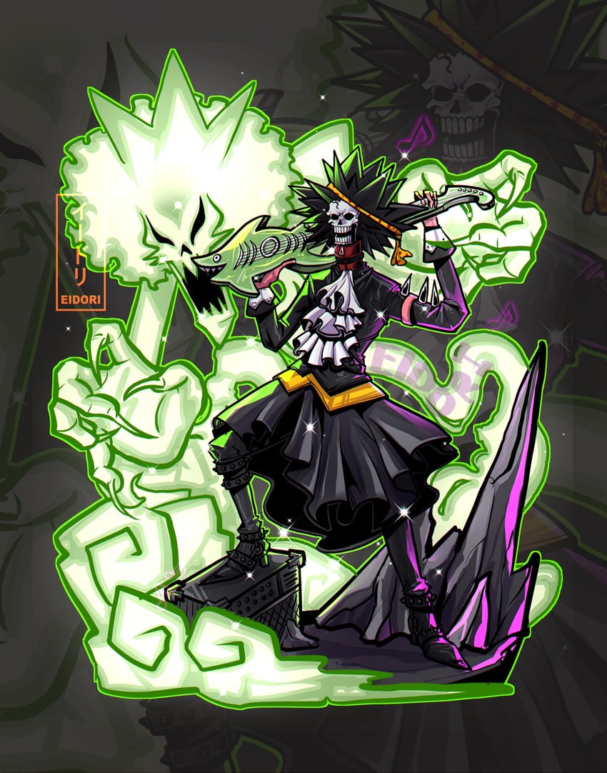 brook (one piece and 1 more) drawn by eidori