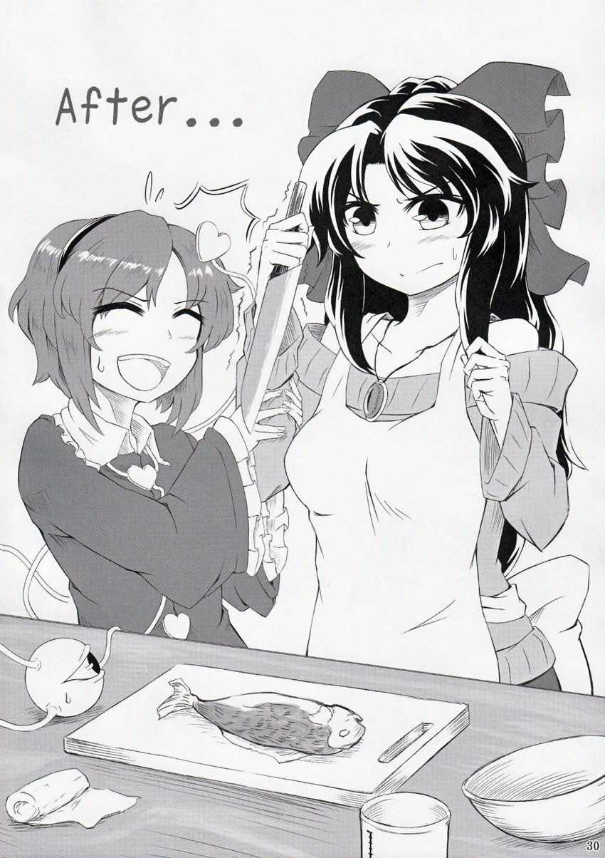 komeiji satori and reiuji utsuho (touhou) drawn by kuro_goma_(kakkou11)