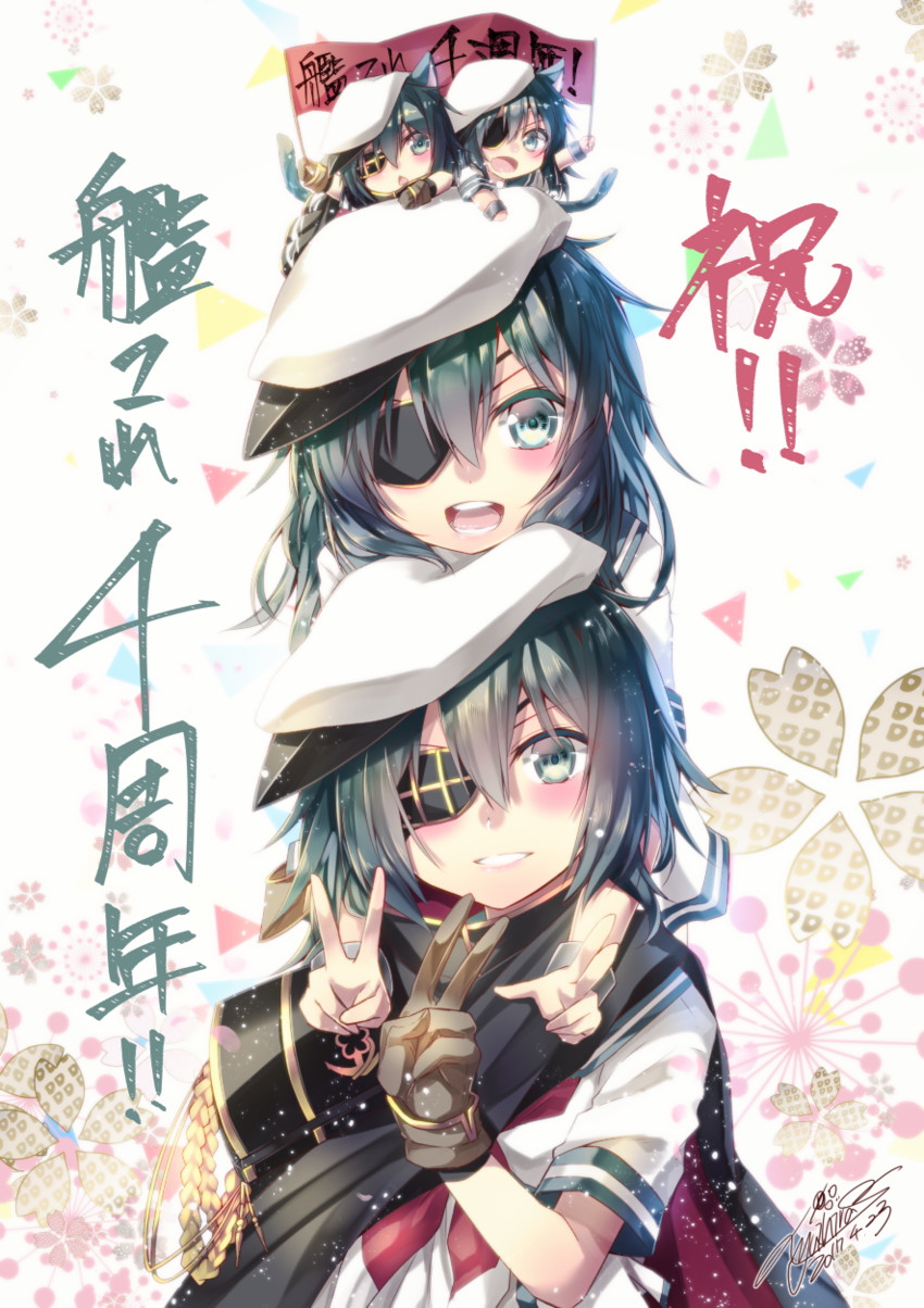 kiso and kiso kai ni (kantai collection) drawn by yuihira_asu