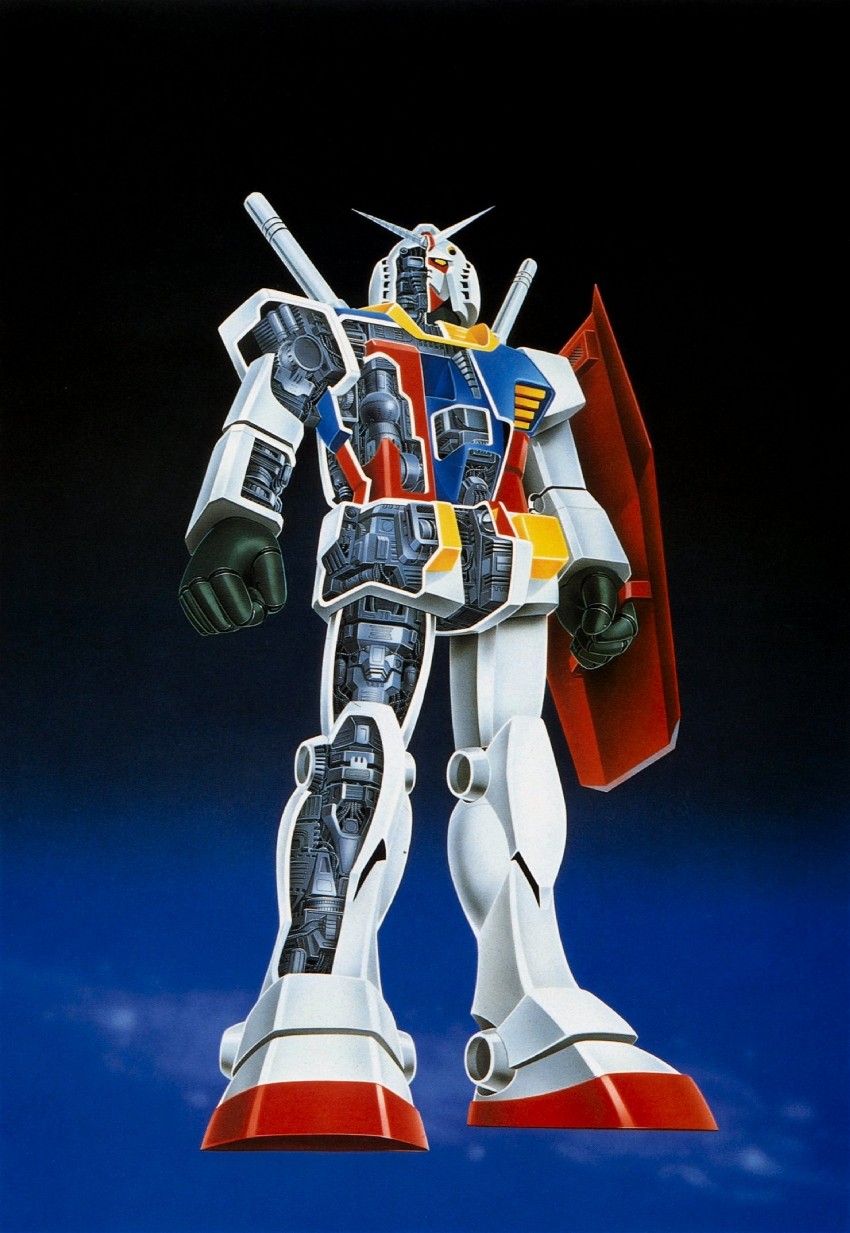 rx-78-2 gundam (gundam and 1 more) drawn by hasegawa_masayuki