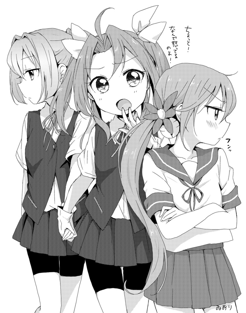 akebono, shiranui, and kagerou (kantai collection) drawn by sa_ioio