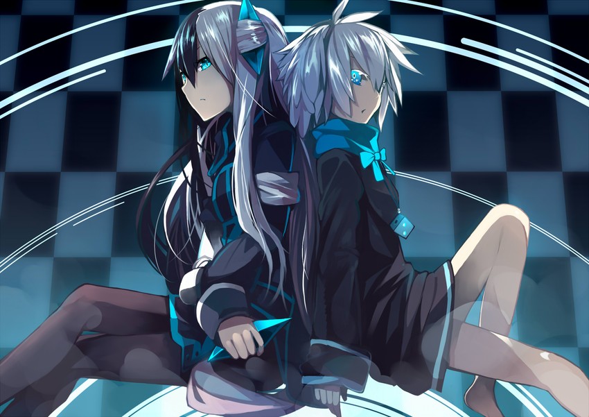 norah bright and shuni (original) drawn by en@rain