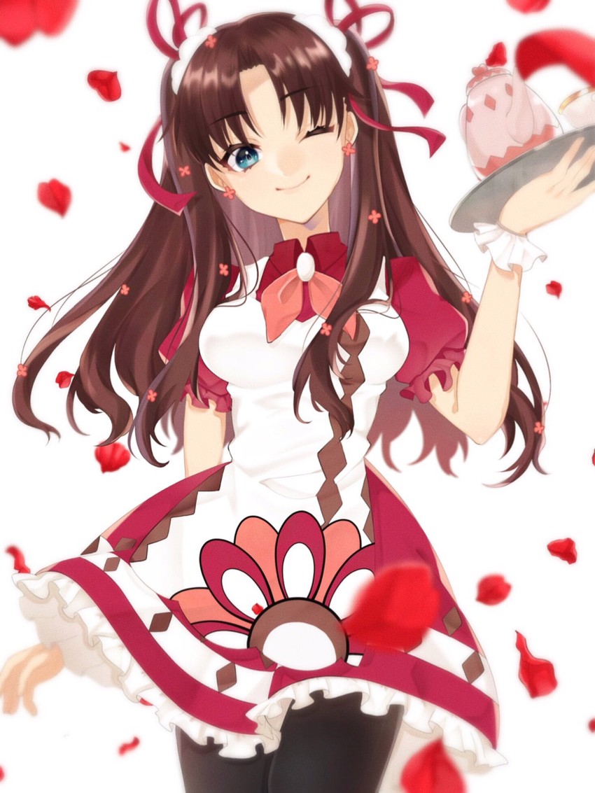 tohsaka rin (fate and 1 more) drawn by toutou_(fufu0o)