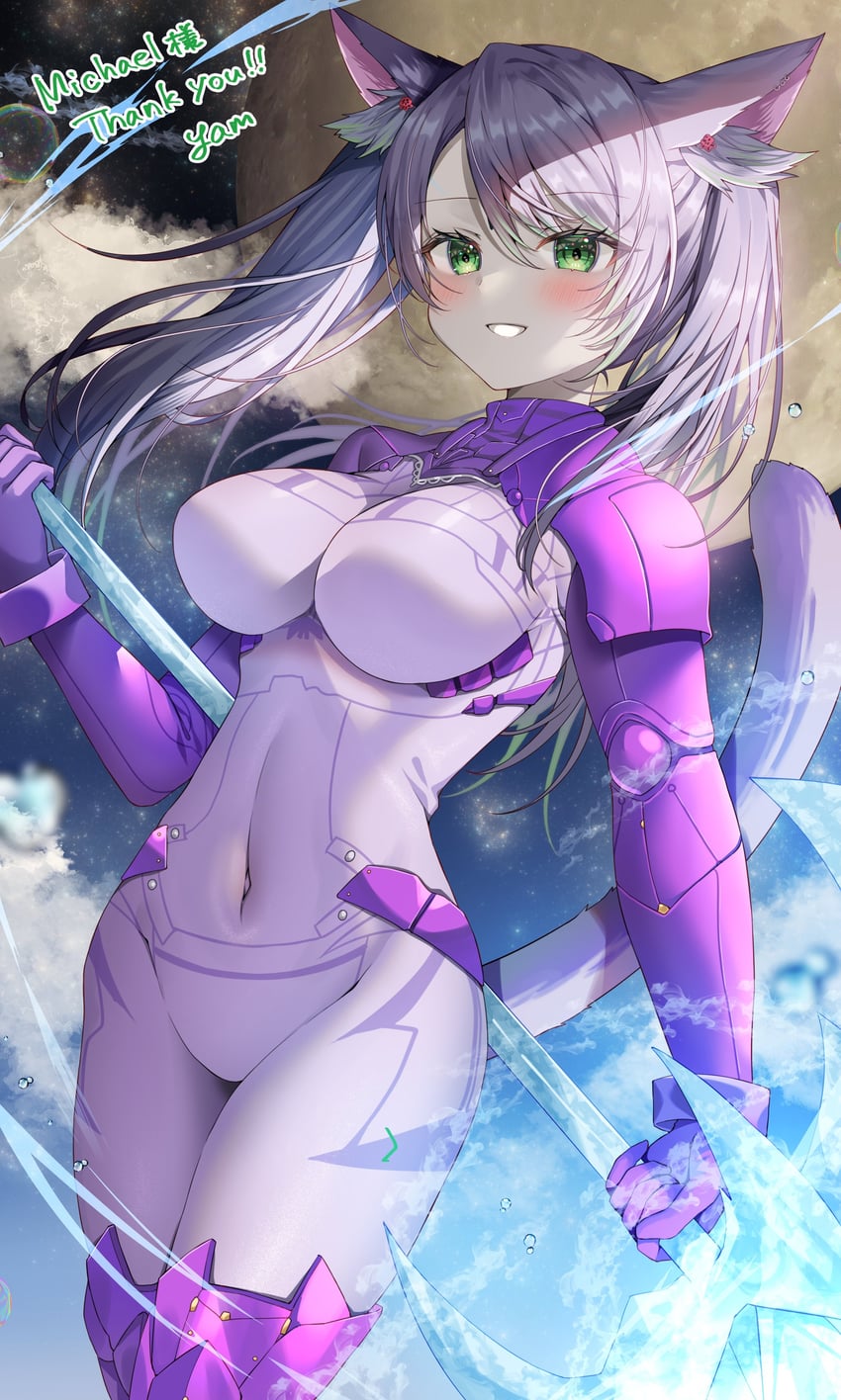 warrior of light (final fantasy and 1 more) drawn by yam_(yamap_mako)